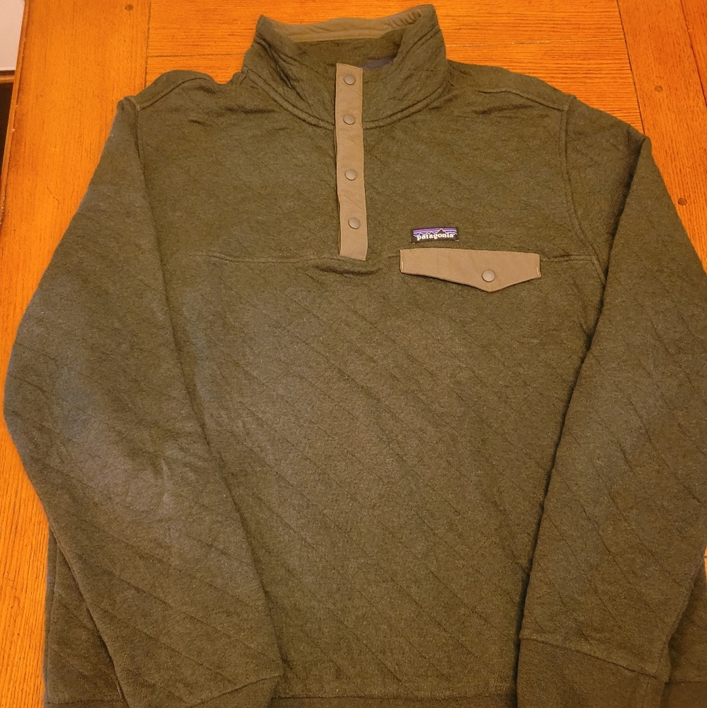 Patagonia Men's Large Organic Cotton Snap-T Pullover